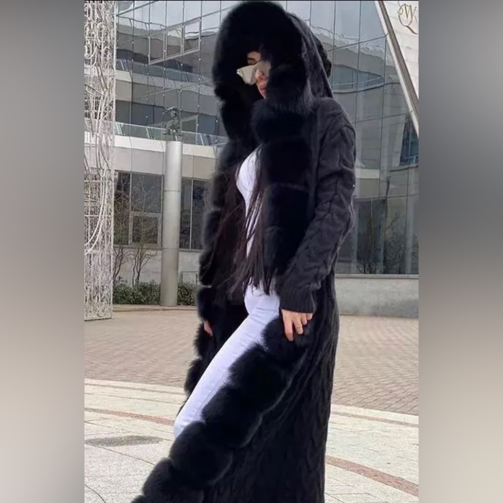 Fur Cardigan